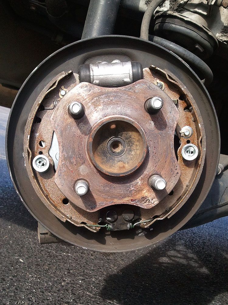 DIY Echo rear drum brakes and rotors Toyota Nation Forum